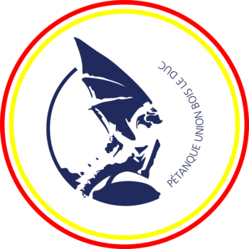 Logo Pétanque Union Bois le Duc s Hertogenbosch met cirkels transparante achtergrond