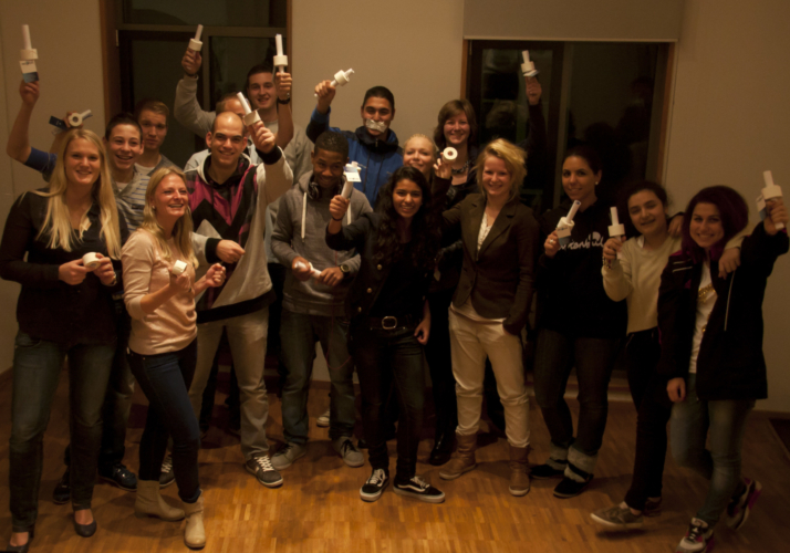 foto van Anne van Engelen van Dbzfysio en een groep Citytrainers die poseren voor de foto