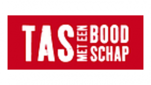Logo van Tas met een Boodschap