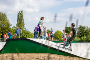 Kinderen in actie op skatepark in Rosmalen